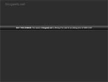 Tablet Screenshot of blogweb.net